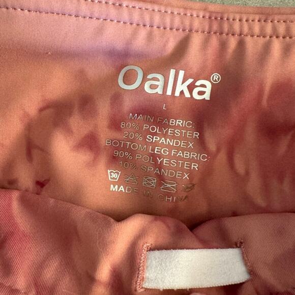 OALKA Women’s Mauve Pink Skort Skirt W/ Built In Shorts Tennis Golf, Size L - Picture 2 of 2